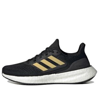 adidas (WMNS) adidas PureBoost 23 Shoes Black Gold Metallic IF2391