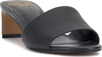 Vince Camuto Linanna Slide Sandal in Black at Nordstrom, Size 11