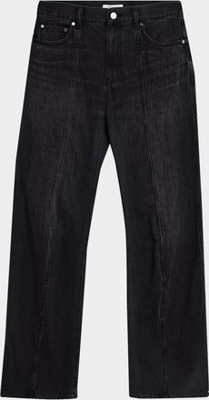 Helmut Lang Mens Center-Seam Straight Leg Jeans