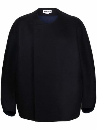 Sunnei oversized short jacket - Black