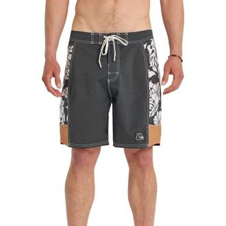 Quiksilver Original Arch 18 Water Repellent Board Shorts in Black at Nordstrom, Size 32
