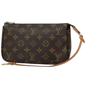 Louis Vuitton Brown Monogram Monogram Pochette Pouch (Pre-Owned)