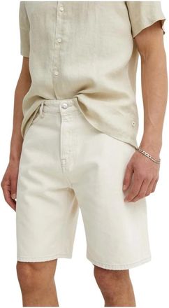 Sams&oslash;e & Sams&oslash;e Saeddie Shorts - Heren - Korte Broeken - Beige - W30 - Katoen - Korte Broeken