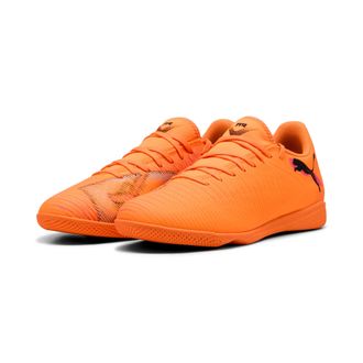 Puma Fussballschuh PUMA FUTURE 8 PLAY IT, Gr. 42,5, heat fire, puma schwarz, ravish, Synthetik, Schuhe Fussballschuh