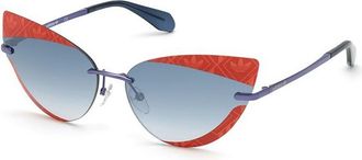 adidas OR0016 68C Womens Sunglasses Red Size 64