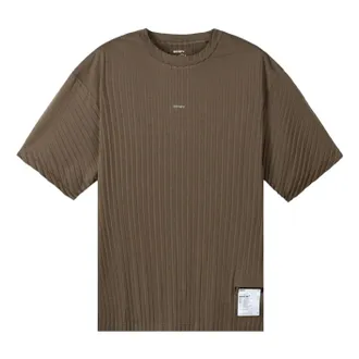 SATISFY Auralite Pleated T-Shirt Olive 11043-50601