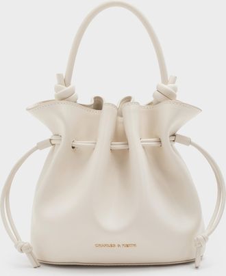 Charles & Keith Sammie Drawstring Bucket Bag