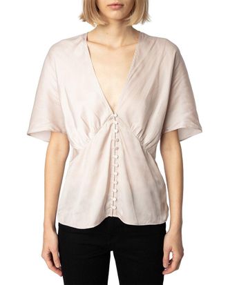 Zadig&Voltaire Thodri Satin Top