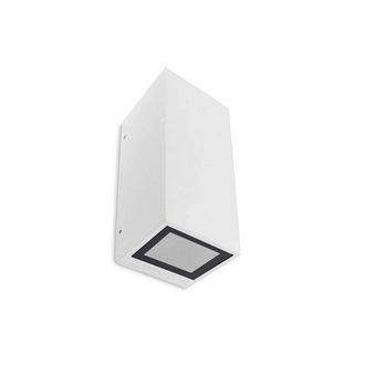 Netlighting Afrodita 2 Light Outdoor Up Down Wall Light White IP65 GU10