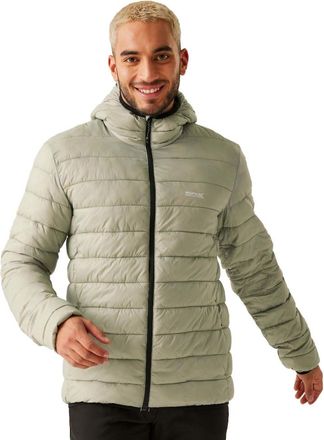 Regatta Mens Hooded Marizion Padded Puffer Jacket - White - Size 3XL