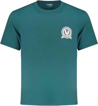 Wrangler Cotton T-Shirt - Heren - T-shirts - Groen - XL - Katoen - Tops