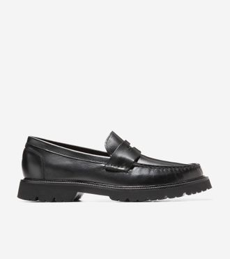 Cole Haan Mens American Classics Penny Loafers - Black Size 10.5