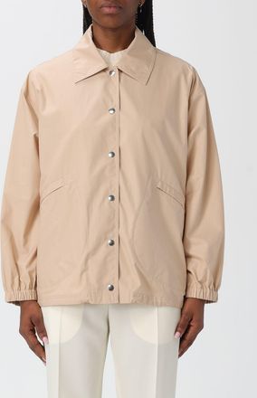 Jil Sander Giacca camicia di cotone con logo Jil Sander