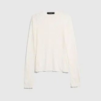 Gucci GG Cotton Devor&eacute; Top, White