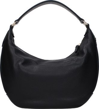 Jimmy Choo London Black Leather Shoulder Womens Bag