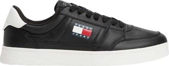 Tommy Jeans Heren The Greenwich-sportschoenen (Zwart, Wit)