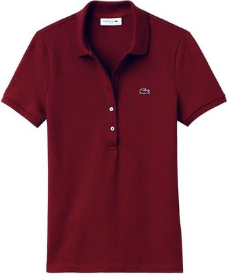 Lacoste Logo Dames Rood Poloshirt