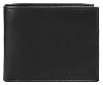 Bruno Banani Geldb&ouml;rse BRUNO BANANI, Herren, schwarz, Leder, unifarben, Kleinlederwaren Geldb&ouml;rse, echt Leder