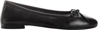 Reqins Womens Carmen Ballerina Flat In Noir