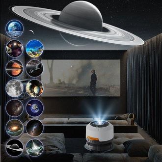OEM L&aacute;mpara Proyector Hd Con Enfoque Ajustable, L&aacute;mpara Proyector De Cielo Estrellado Y V&iacute;a L&aacute;ctea, Lluvia De Estrellas, 13 Modelos