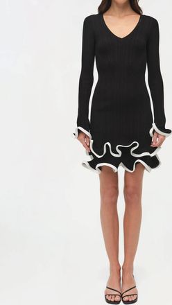 Jonathan Simkhai Avalon Mini Dress In Black