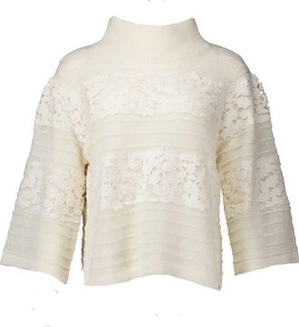 Gustav Ecru Sherry Trui - Dames - Coltruien - Beige - XL - Truien & Vesten