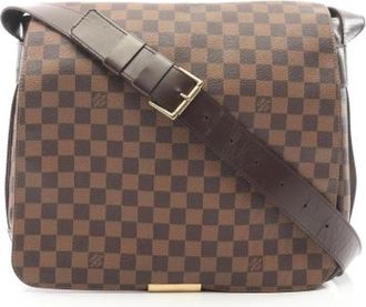Louis Vuitton Tweedehands Canvas Louis Vuitton tassen - Dames - Vintage Schoudertas - Bruin - ONE Size - Vintage