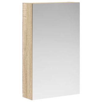 vidaXL Armario Con Espejo De Ba&ntilde;o Roble Sonoma 30 X 10,5 X 50 Cm Vidaxl