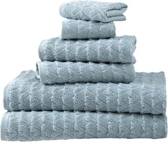 Ozan Premium Home Azure Collection 6pc Towel Set