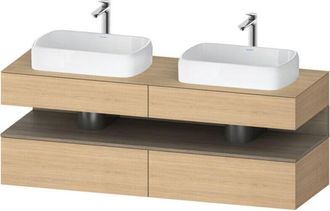 Duravit Qatego Consola Mueble Bajo Lavabo, 2 Extensiones, 2 - Duravit