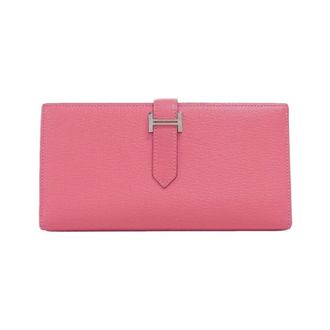 Herm&egrave;s Soufre Chevre Leather Coin Purse/Coin Case (Pre-Owned)