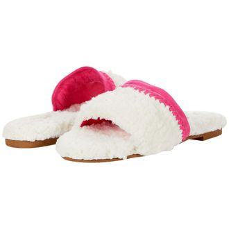 Jack Rogers Emily Slipper Ecru / Magenta 142211SL01-742 Womens