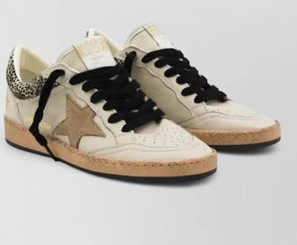 Golden Goose leather ball star low-top sneakers