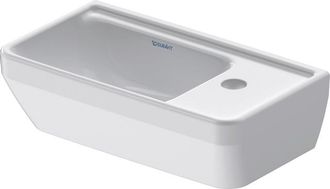 Duravit D-Neo Fonteinbak 40x22x14cm 1 kraangat rechthoek Keramiek Wit