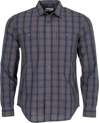 Mountain Khakis Midtown Long Sleeve Woven Shirt in Jackson Grey at Nordstrom, Size Xx-Large