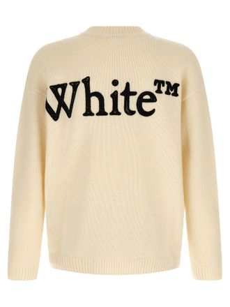 Off-white Bookish Shared Sweater - Beige