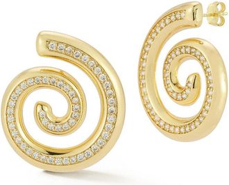 Sphera Milano Plated Cz Earrings