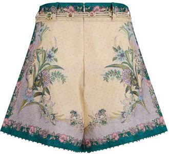 Zimmermann Womens Multicolor Linen Bermuda Shorts