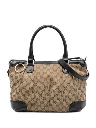 Gucci 2016-2025 GG Canvas Sukey satchel - Brown