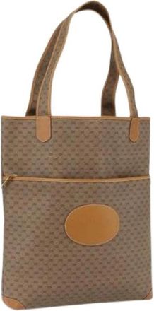 Gucci Pre-owned Plastic Tote Bag - Dames - Vintage Shopper - Beige - ONE Size - Vintage