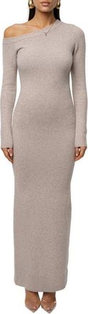JLUXLABEL Fireside Knit Maxi Dress in Beige at Nordstrom, Size Medium