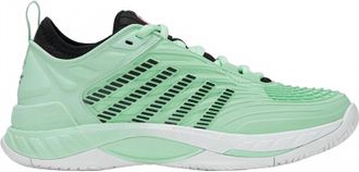 K-Swiss Womens Hypercourt Supreme 2 Tennis Shoe In Neon Mint/black/white