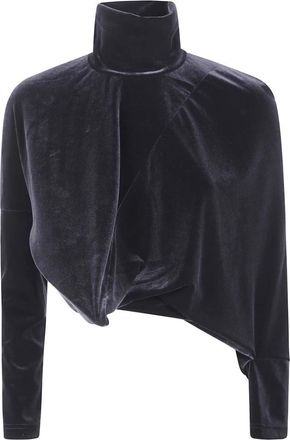 Junya Watanabe Truien & Vesten, Dames, Zwart, S, Asymmetrische coltrui