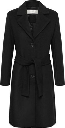 Inwear Jassen - Dames - Jas met riem - Zwart - L - Jassen
