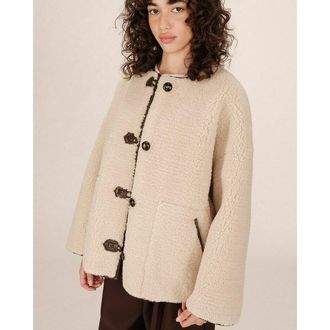 Grace & Mila Oversized jas in sherpa SIMON