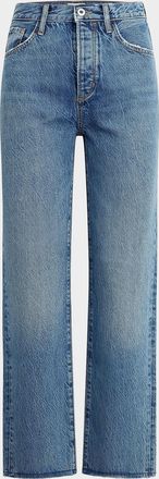 Warm Otto High Rise Straight-Leg Jeans