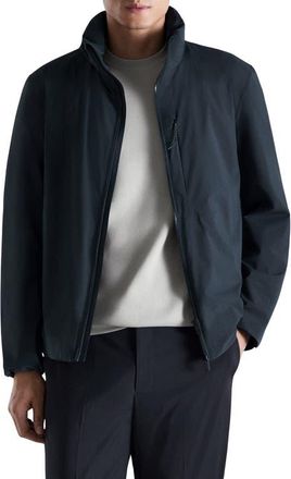 Mango Packable Water Repellent Jacket in Navy at Nordstrom, Size X-Large