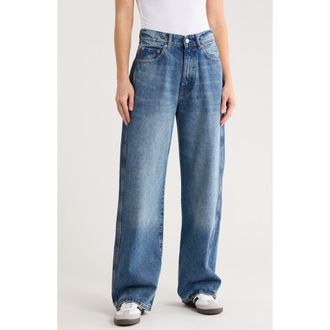 DL1961 Taylor High Waist Relaxed Barrel Jeans in Endless Sea at Nordstrom Rack, Size 31