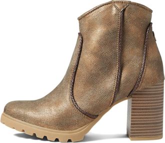 Blowfish Womens Waylon Fashion Boots In Bronze Roller Reptile Mocca Dyecut