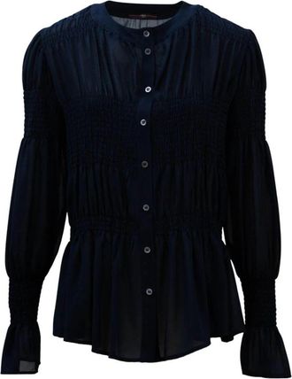 High Blouses - Dames - Blouses - Blauw - 2XL - Overhemden